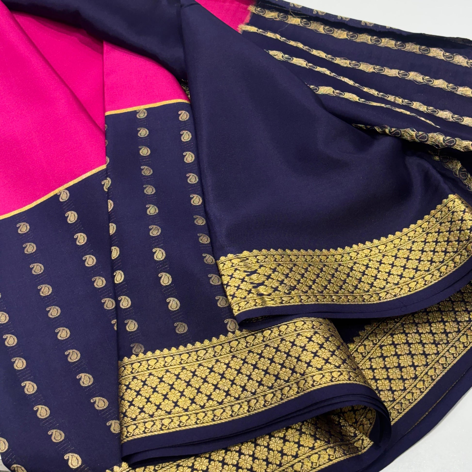 Pure Mysore Crepe Silk Saree