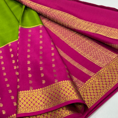 Pure Mysore Crepe Silk Saree