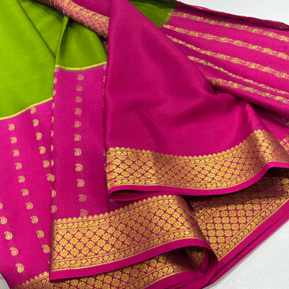Pure Mysore Crepe Silk Saree