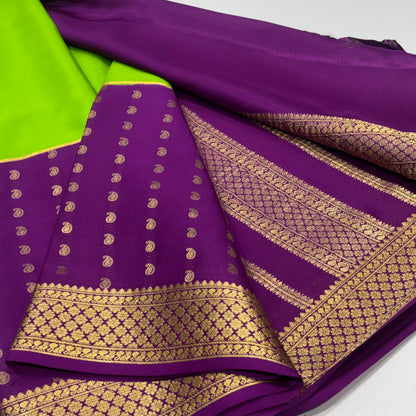 Pure Mysore Crepe Silk Saree
