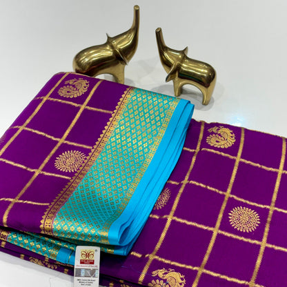Pure Mysore Crepe Silk Saree