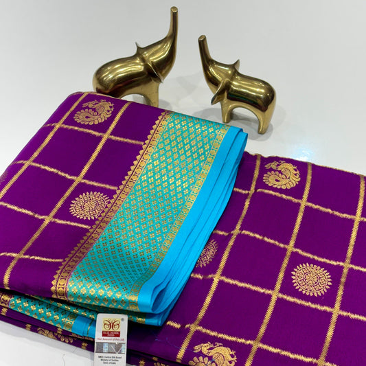 Pure Mysore Crepe Silk Saree