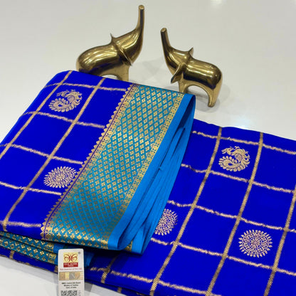 Pure Mysore Crepe Silk Saree