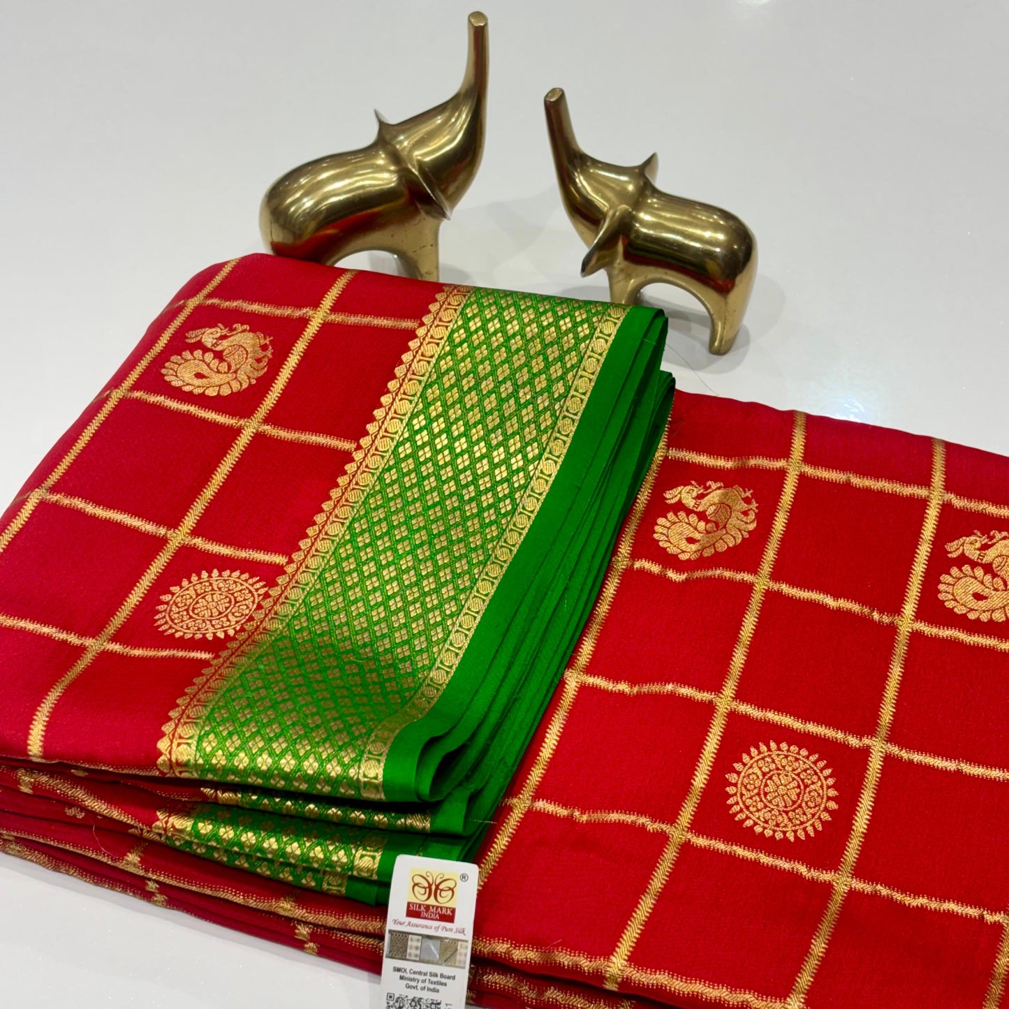 Pure Mysore Crepe Silk Saree