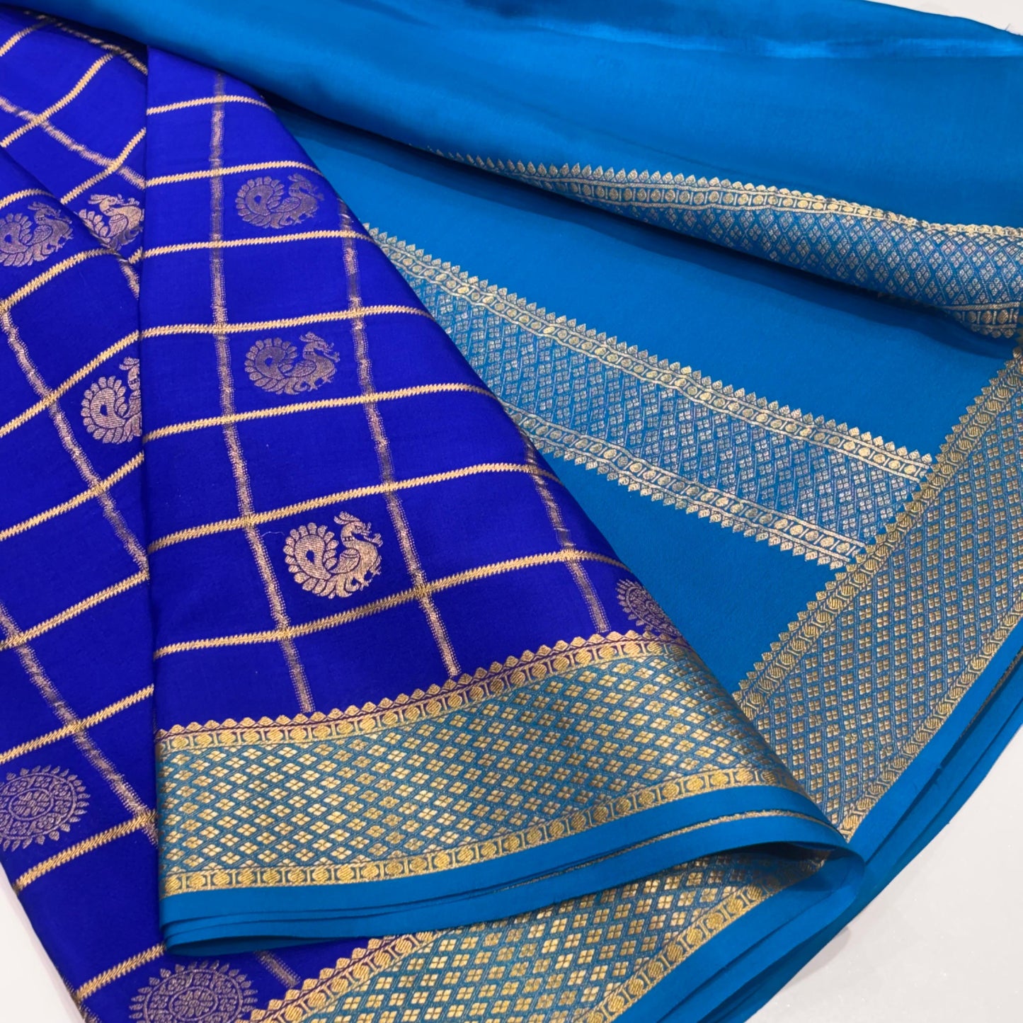 Pure Mysore Crepe Silk Saree