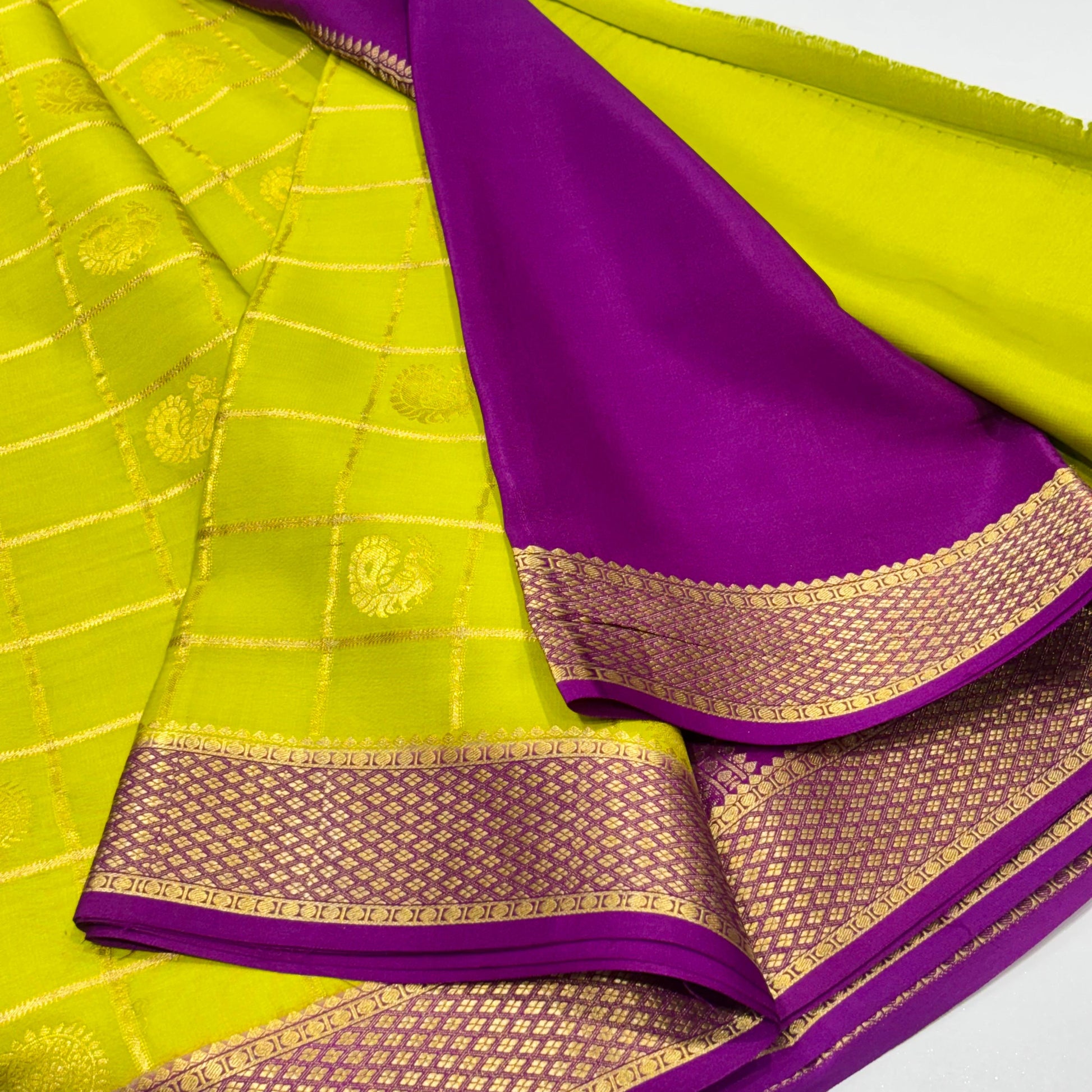 Pure Mysore Crepe Silk Saree