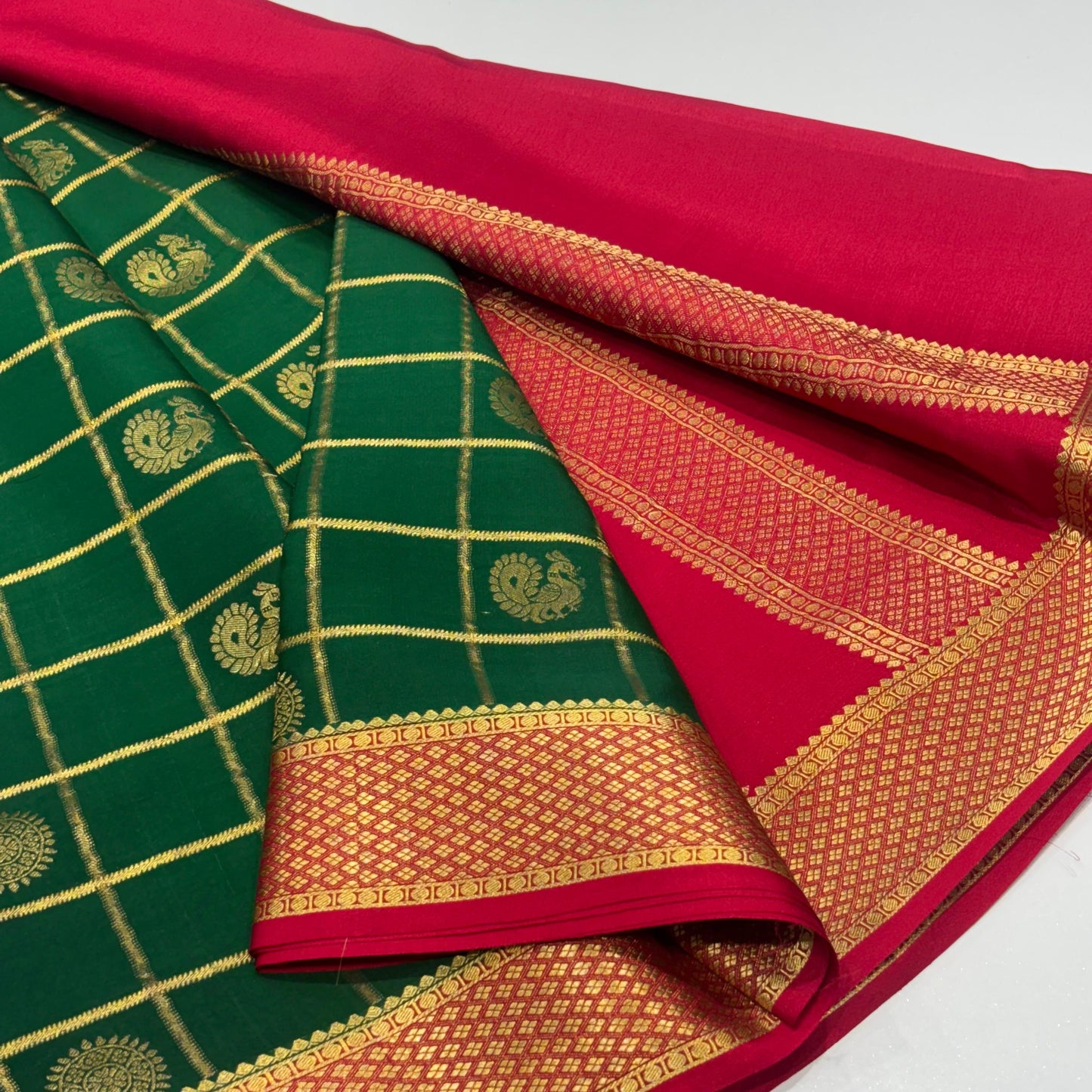 Pure Mysore Crepe Silk Saree
