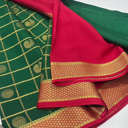 Pure Mysore Crepe Silk Saree
