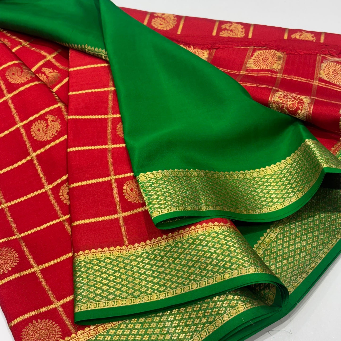 Pure Mysore Crepe Silk Saree