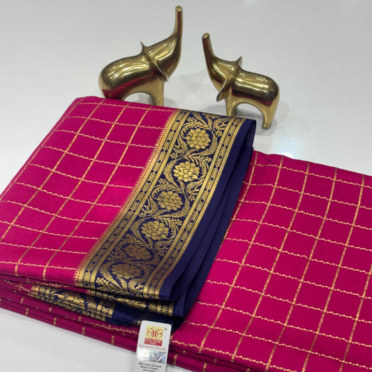 Pure Mysore Crepe Silk Saree