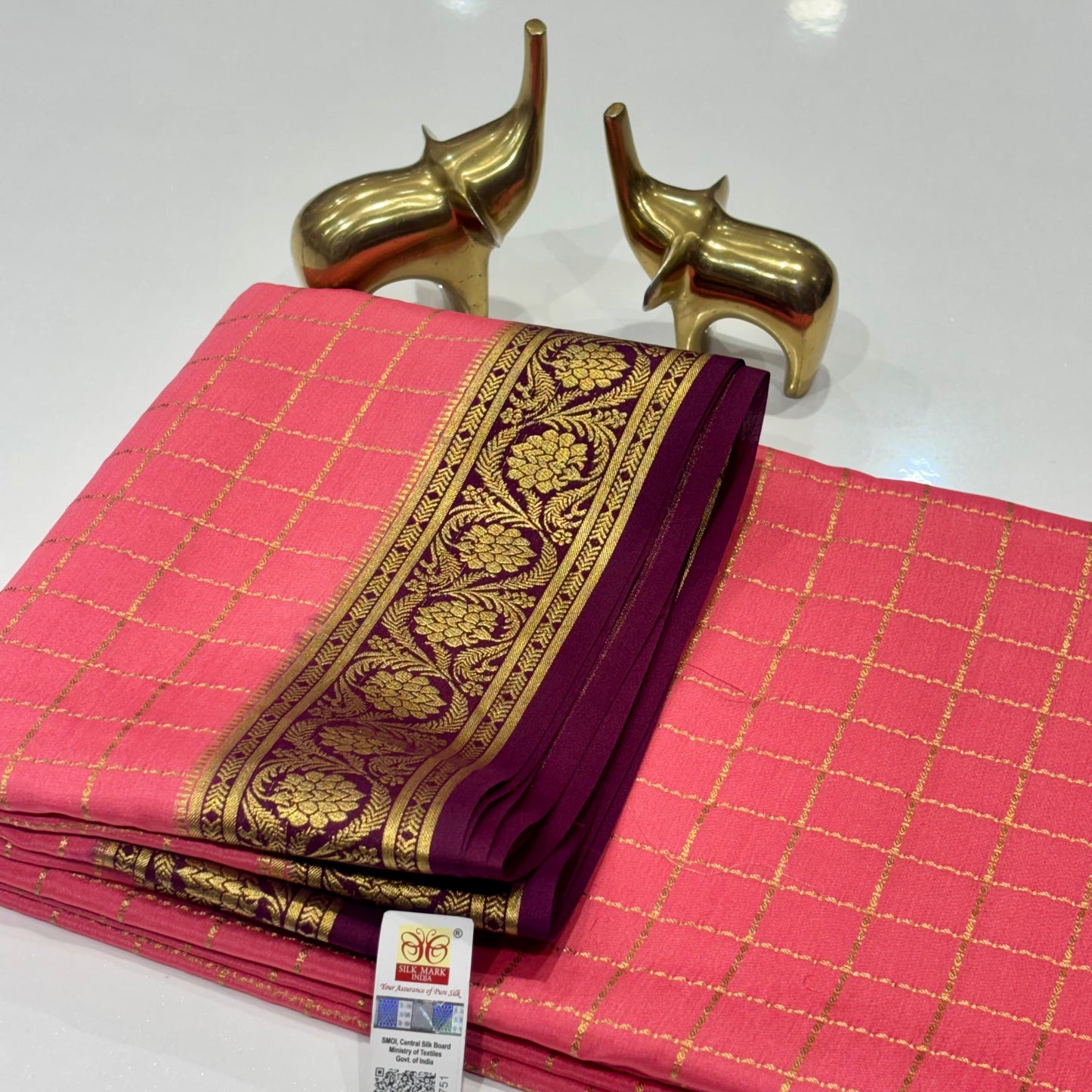 Pure Mysore Crepe Silk Saree