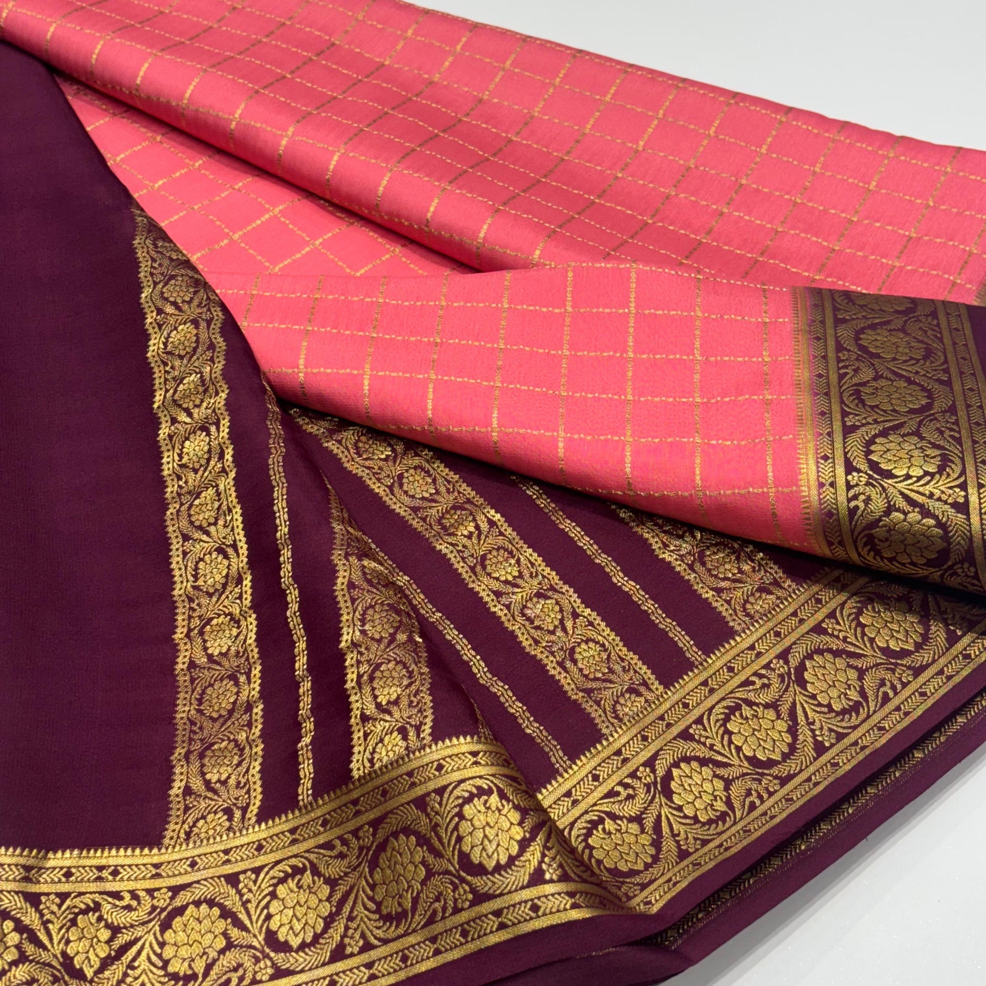 Pure Mysore Crepe Silk Saree
