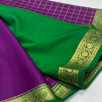 Pure Mysore Crepe Silk Saree