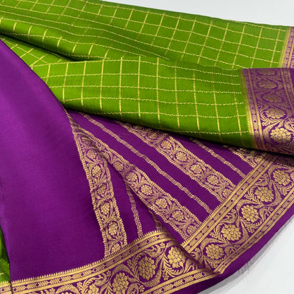 Pure Mysore Crepe Silk Saree