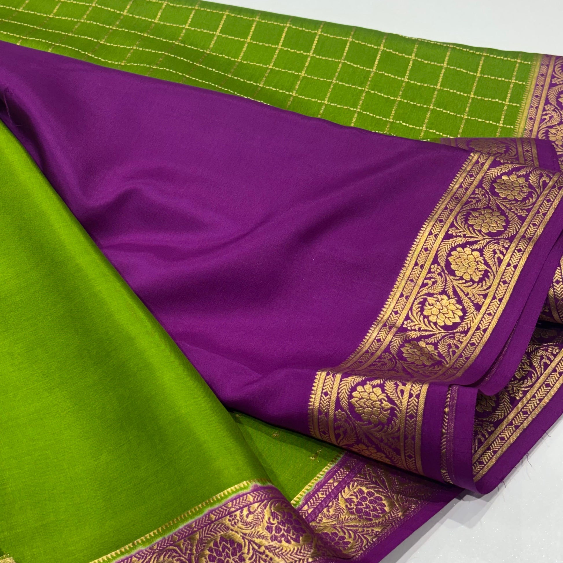 Pure Mysore Crepe Silk Saree