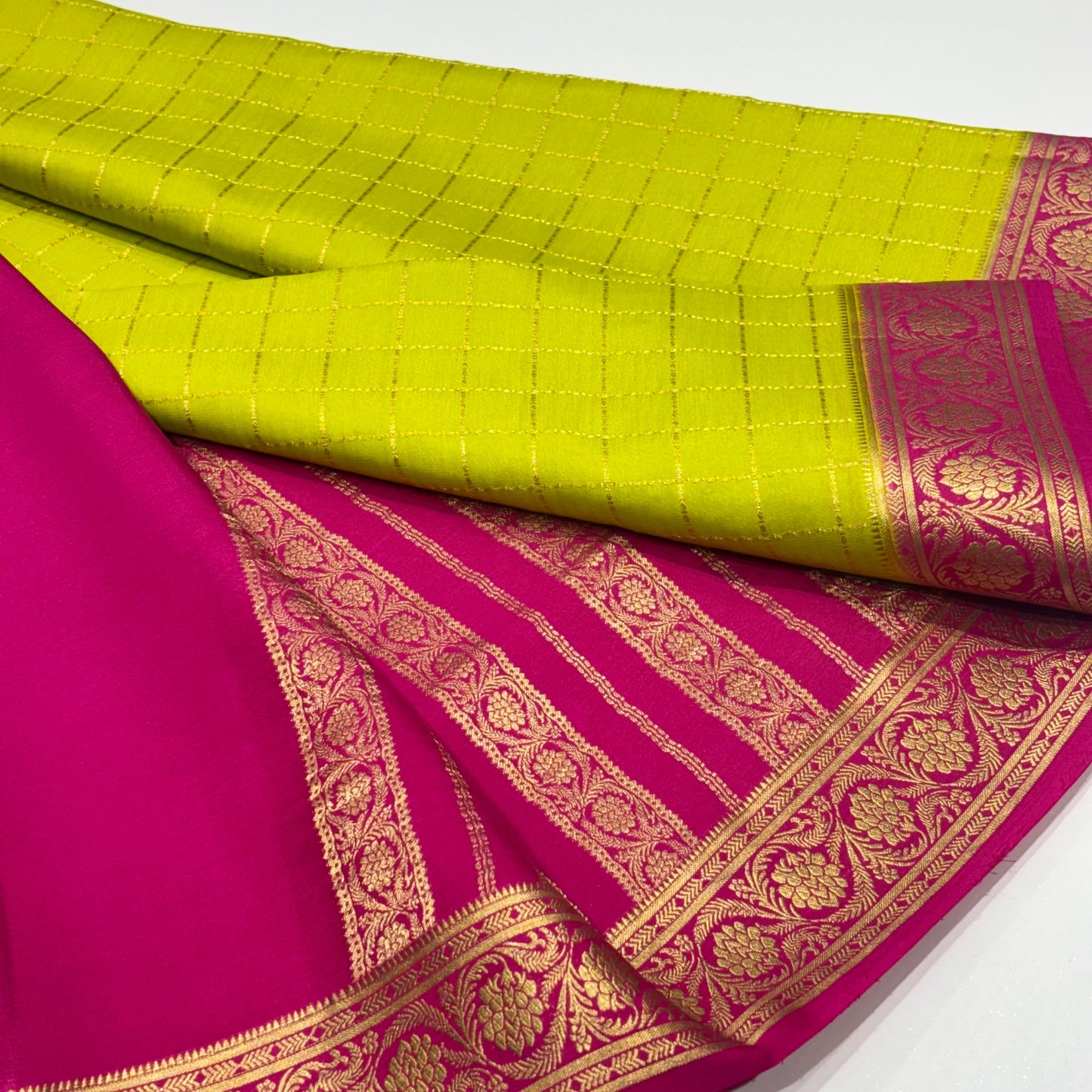 Pure Mysore Crepe Silk Saree