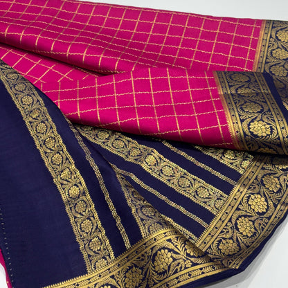 Pure Mysore Crepe Silk Saree