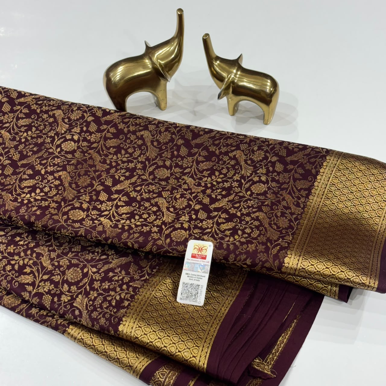 Brocade Pure Mysore Silk Saree