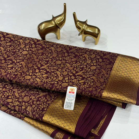 Brocade Pure Mysore Silk Saree