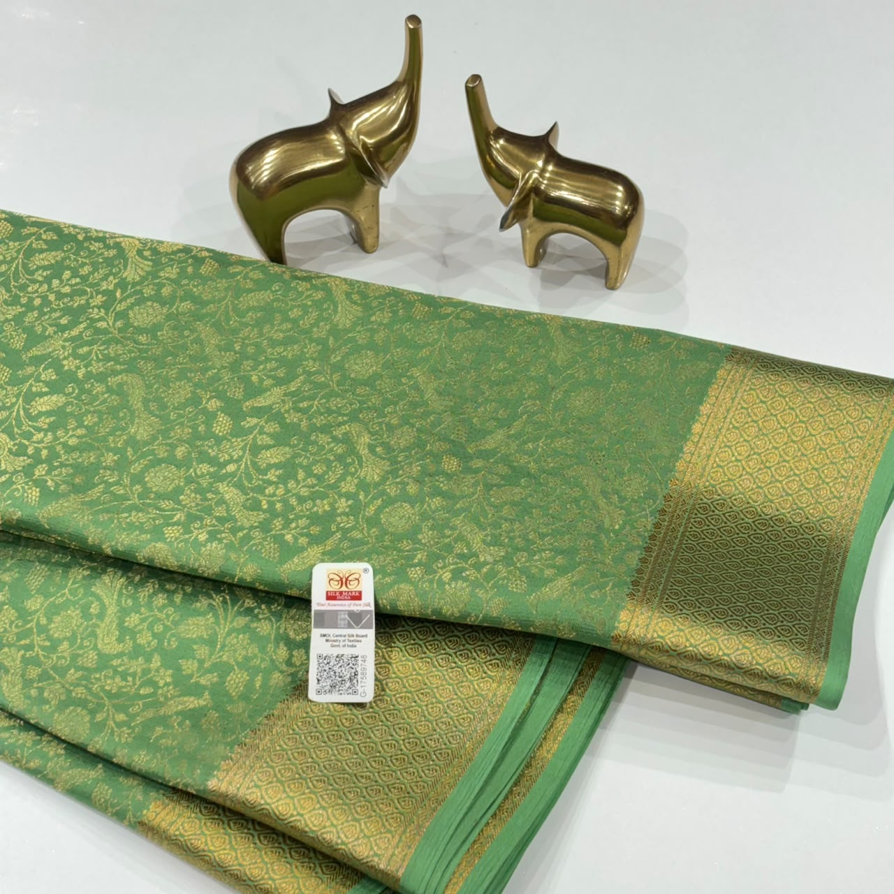 Brocade Pure Mysore Silk Saree