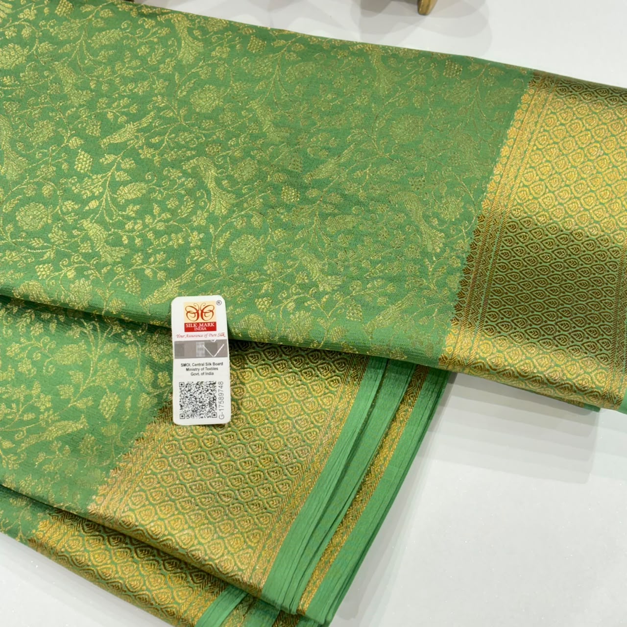 Brocade Pure Mysore Silk Saree