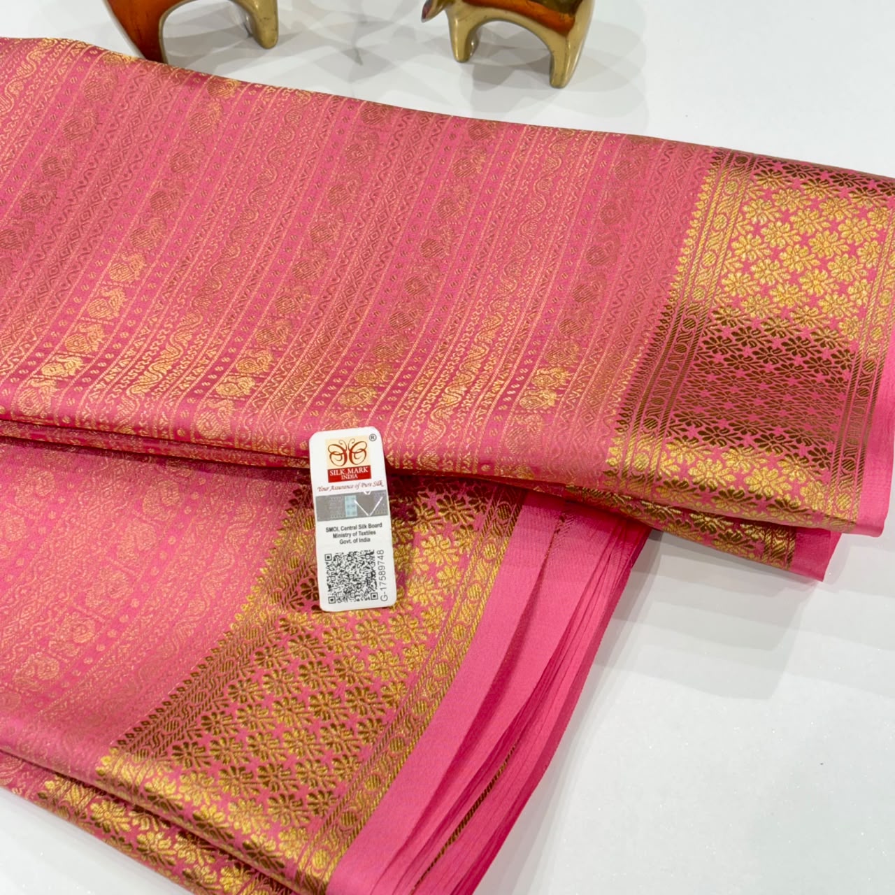 Brocade Pure Mysore Silk Saree