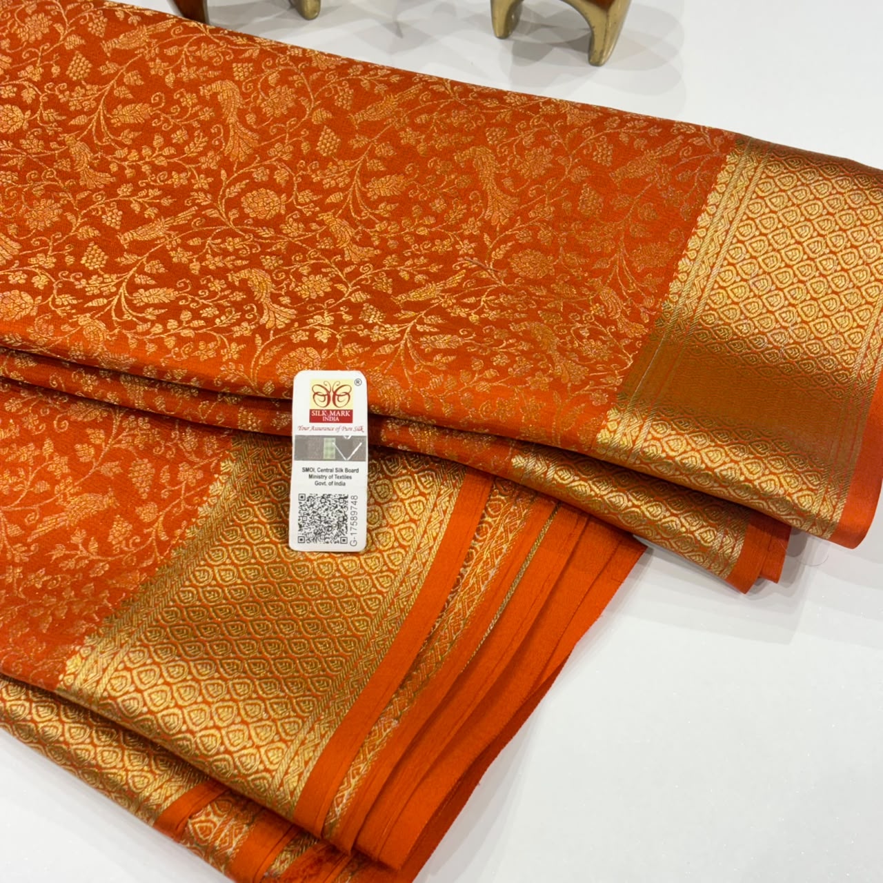 Brocade Pure Mysore Silk Saree