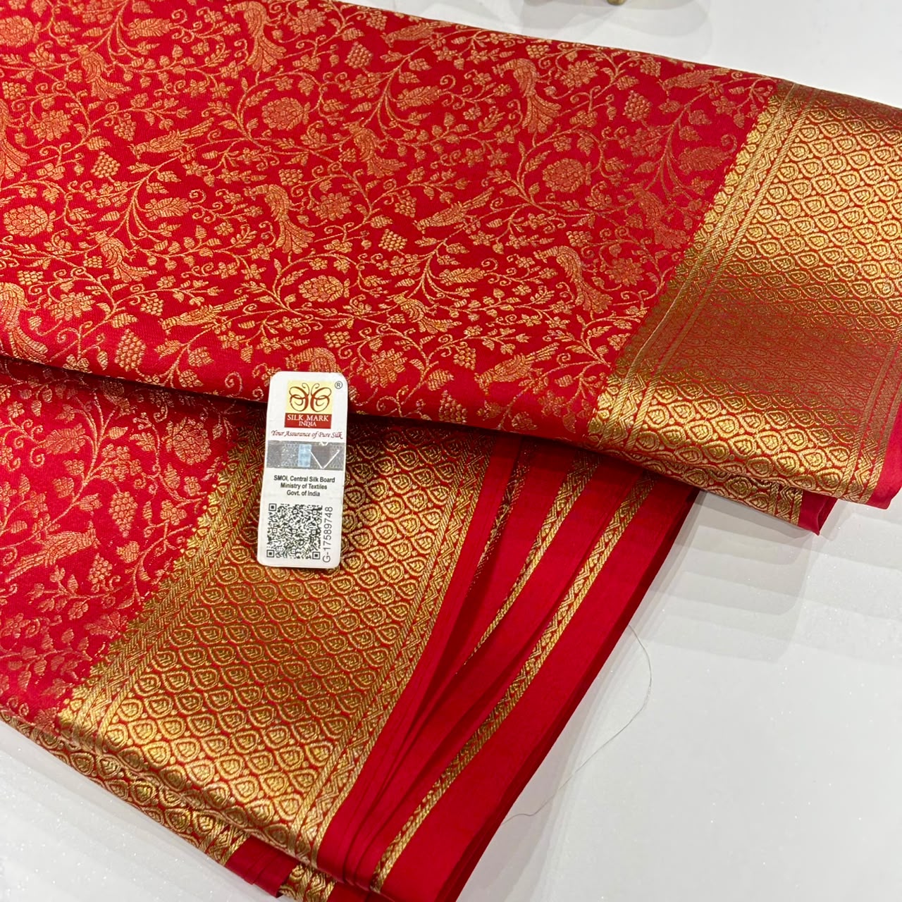 Brocade Pure Mysore Silk Saree