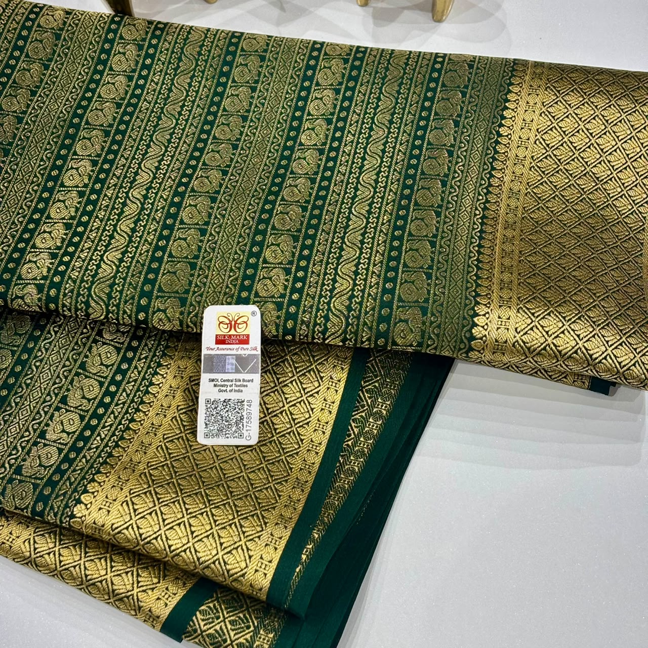 Brocade Pure Mysore Silk Saree
