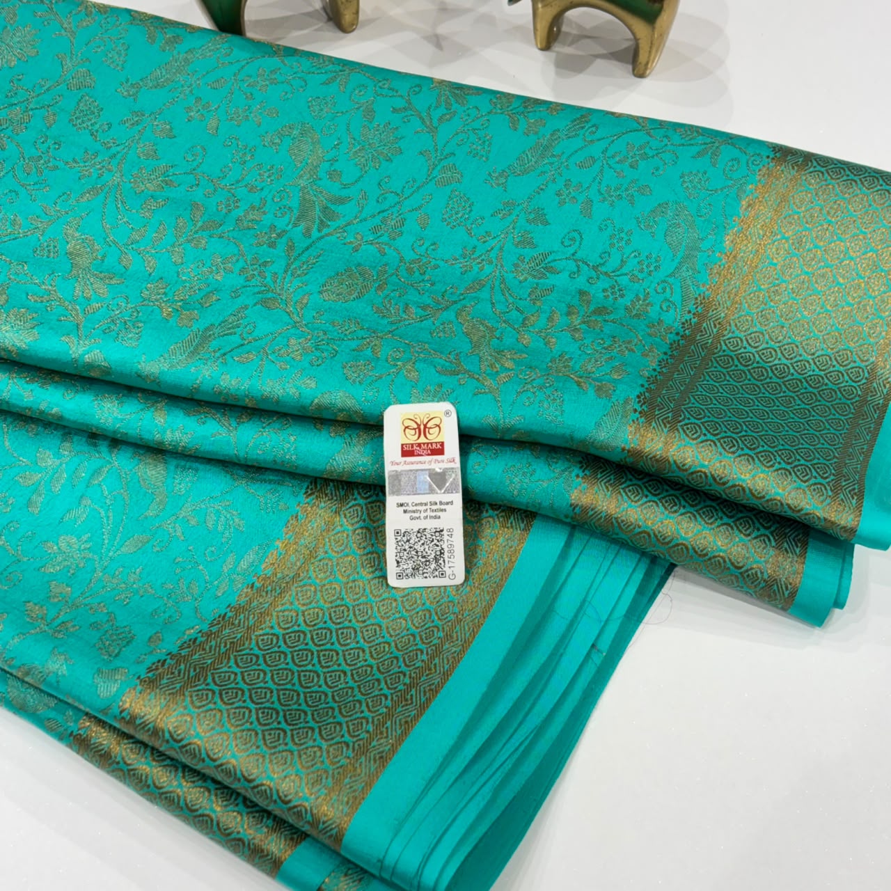 Brocade Pure Mysore Silk Saree