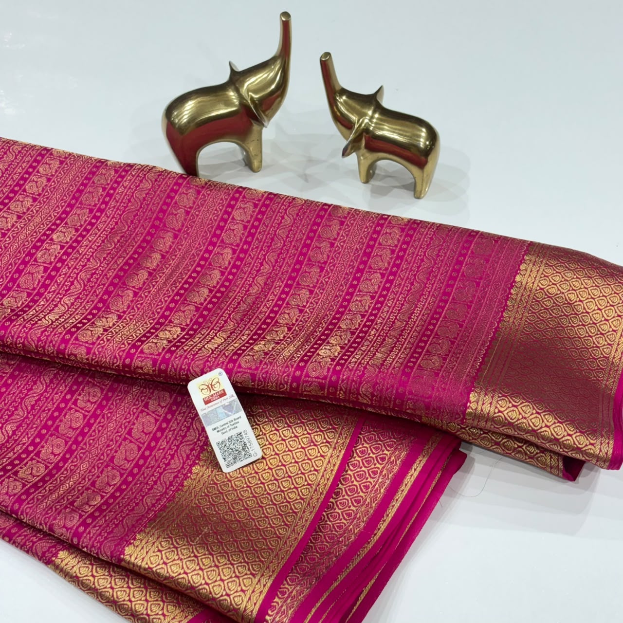 Brocade Pure Mysore Silk Saree
