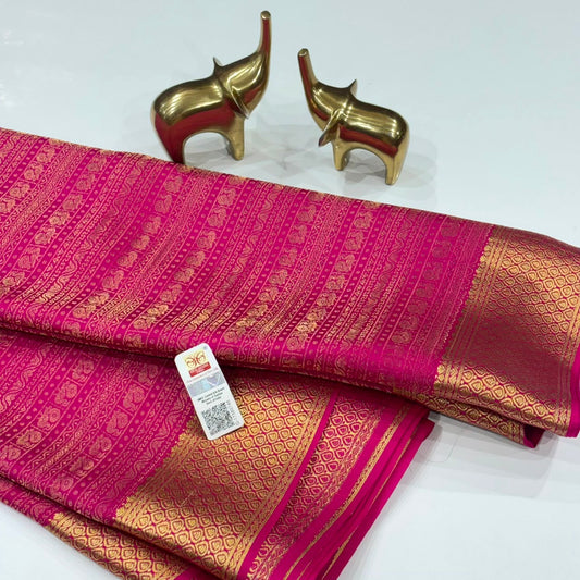 Brocade Pure Mysore Silk Saree