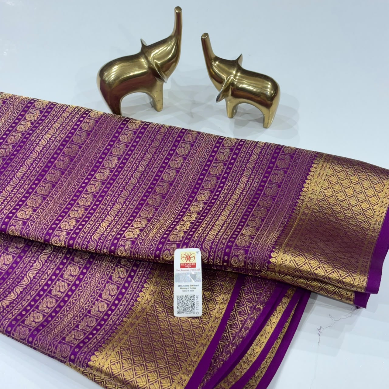 Brocade Pure Mysore Silk Saree