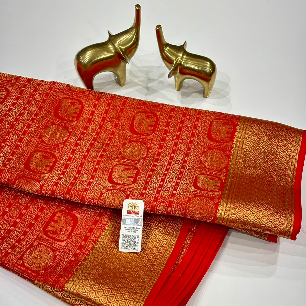 Brocade Pure Mysore Silk Saree