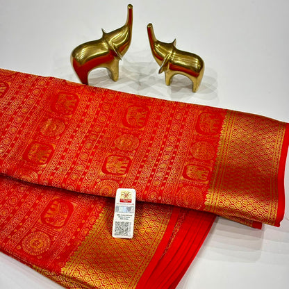 Brocade Pure Mysore Silk Saree