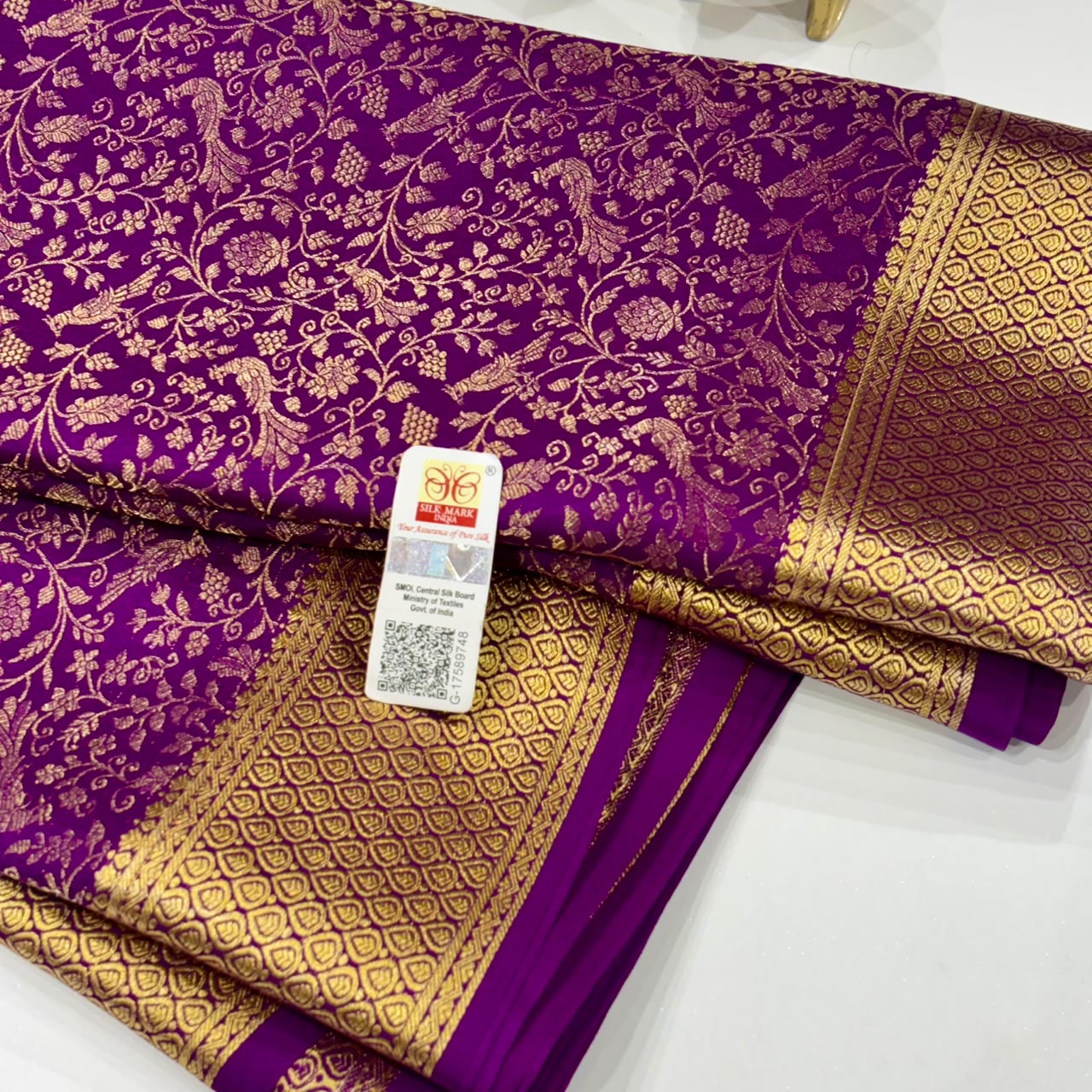 Brocade Pure Mysore Silk Saree