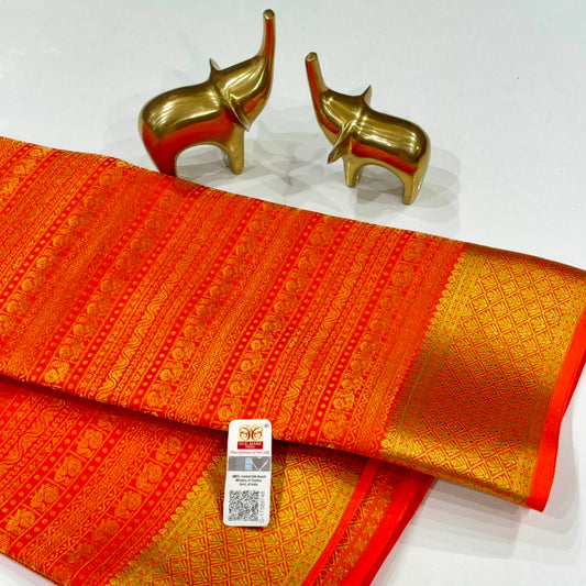 Brocade Pure Mysore Silk Saree