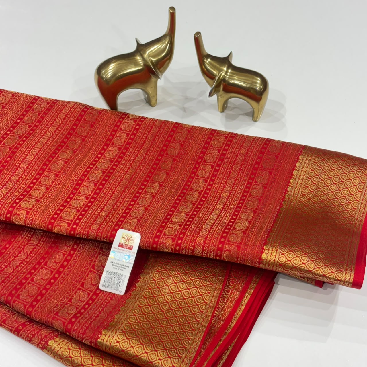 Brocade Pure Mysore Silk Saree