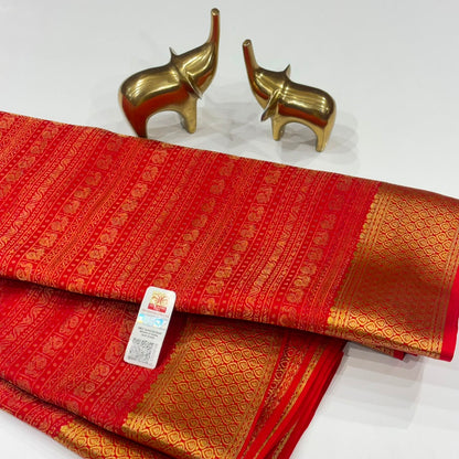 Brocade Pure Mysore Silk Saree