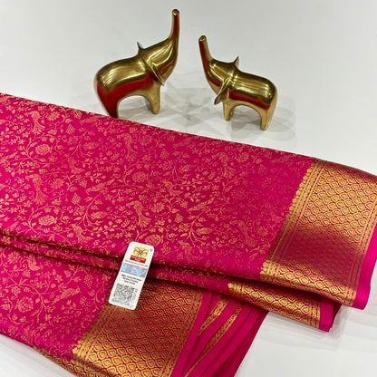 Brocade Pure Mysore Silk Saree