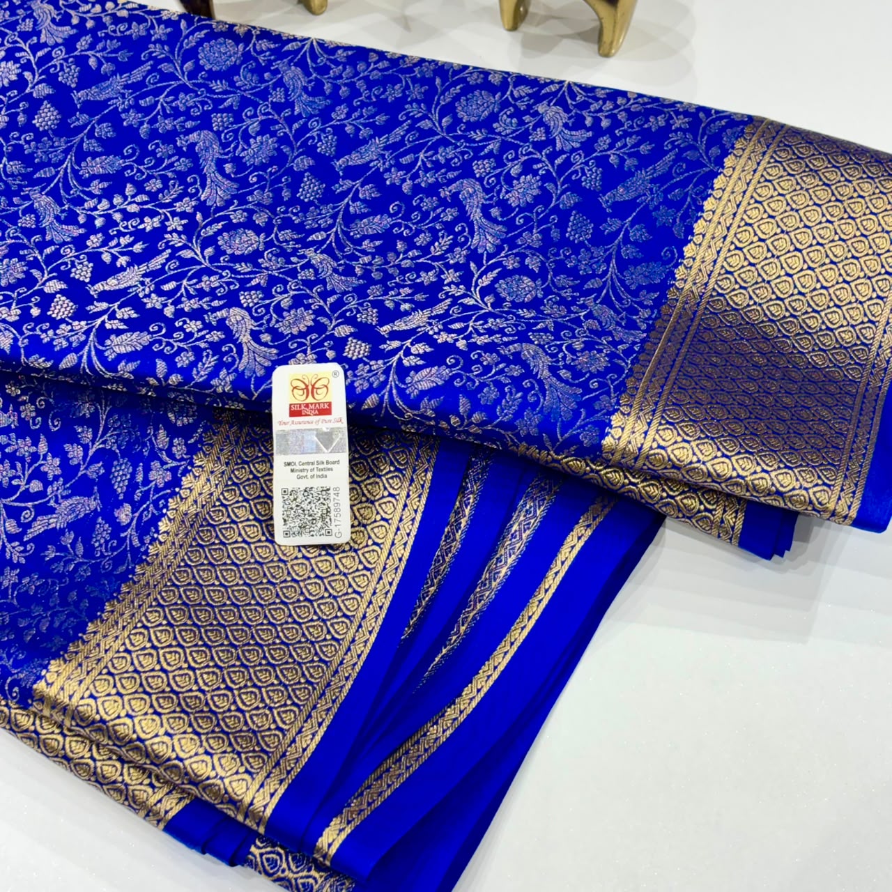 Brocade Pure Mysore Silk Saree
