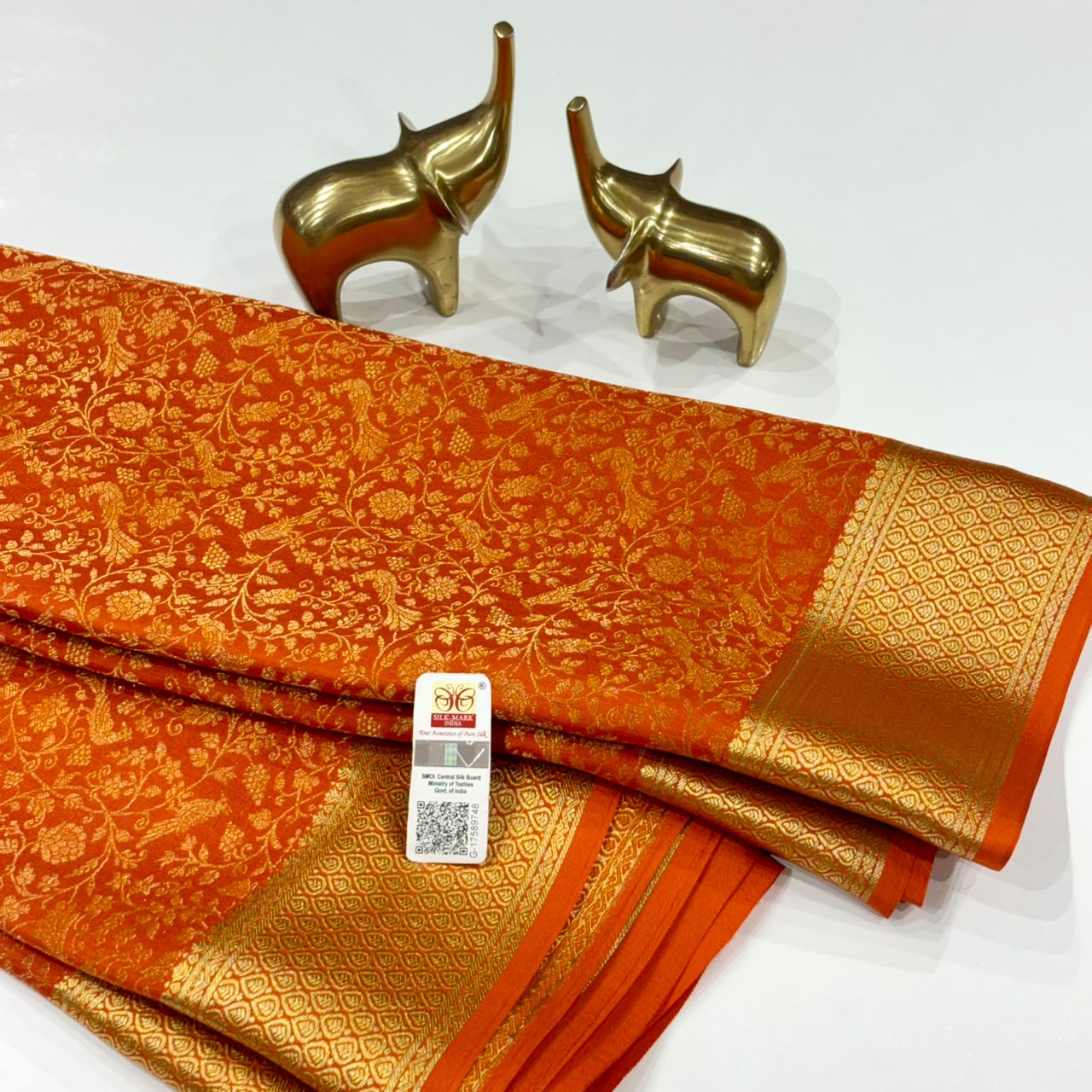 Brocade Pure Mysore Silk Saree