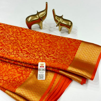 Brocade Pure Mysore Silk Saree