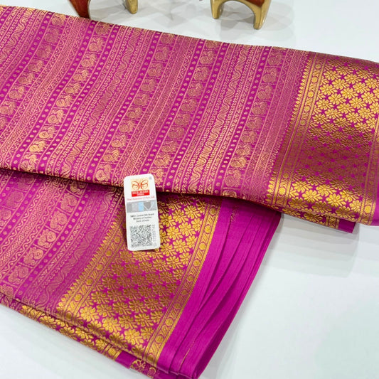 Brocade Pure Mysore Silk Saree