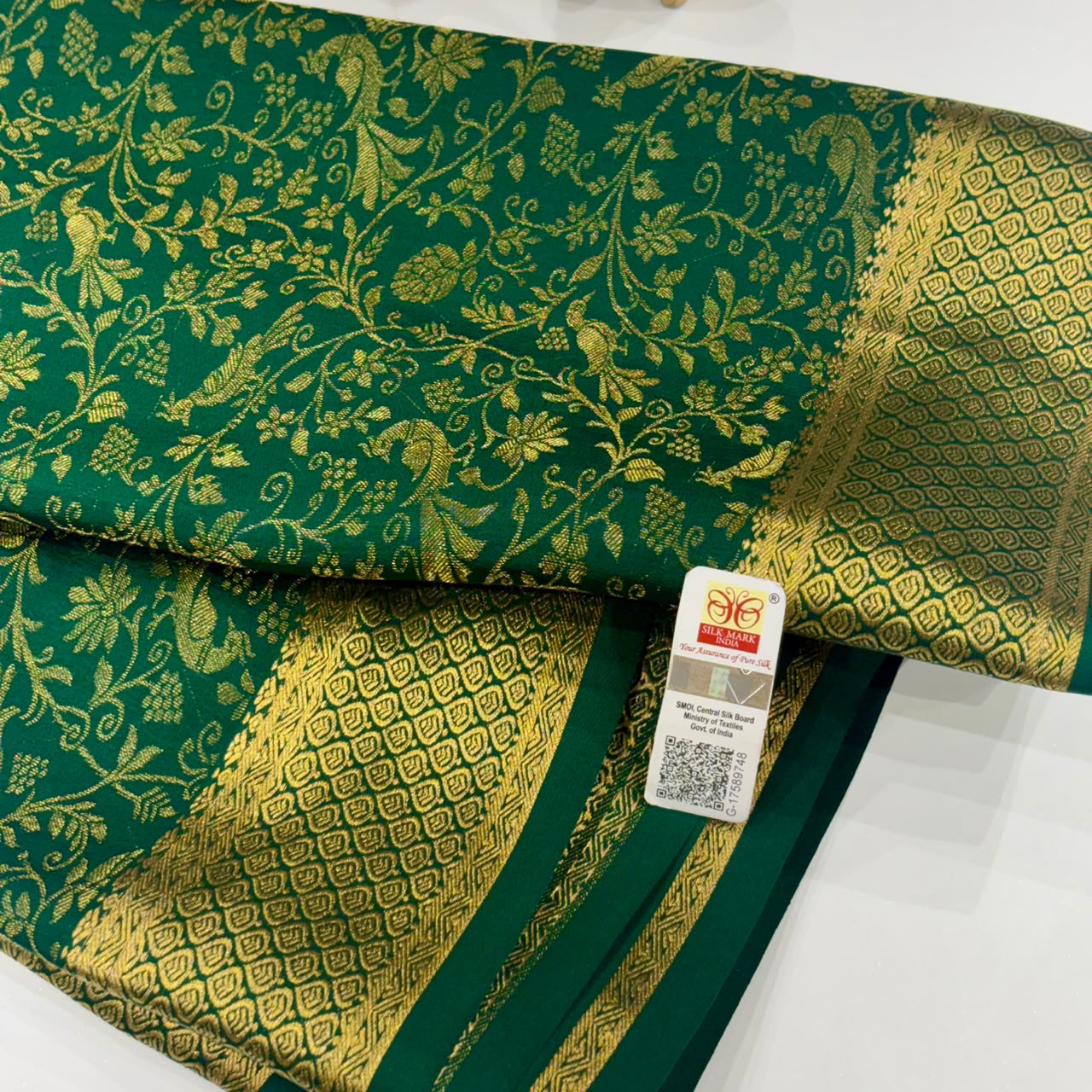 Brocade Pure Mysore Silk Saree