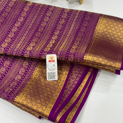 Brocade Pure Mysore Silk Saree