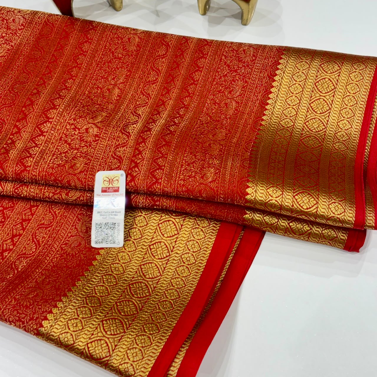 Brocade Pure Mysore Silk Saree