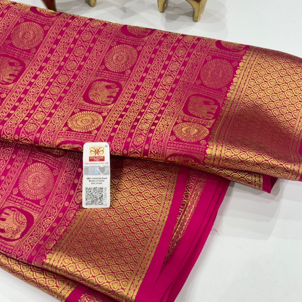 Brocade Pure Mysore Silk Saree