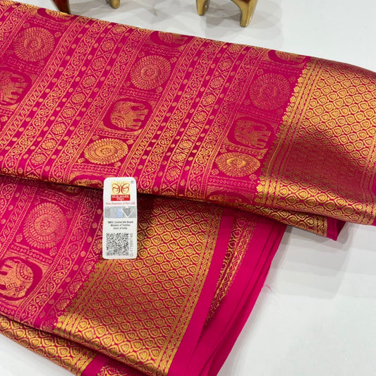 Brocade Pure Mysore Silk Saree