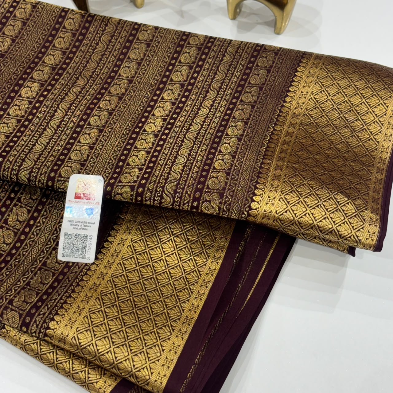 Brocade Pure Mysore Silk Saree